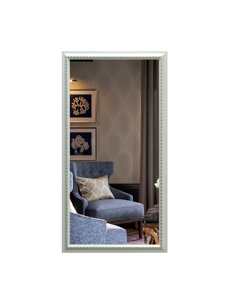 Зеркало (60x110) Continent Медальон белый Б040