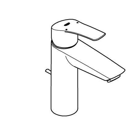 Смеситель однорычажный для раковины Grohe Eurosmart 23322 003 (23322003) хром