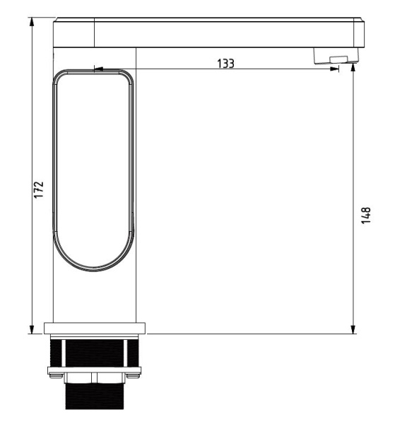Смеситель для раковины Savol S-600716