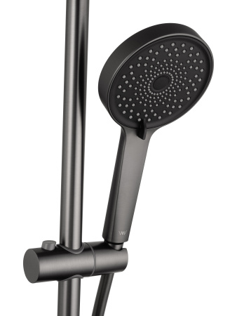 Душевая система с термостатом WONZON & WOGHAND STICK, темный графит WW-88739903-BGM