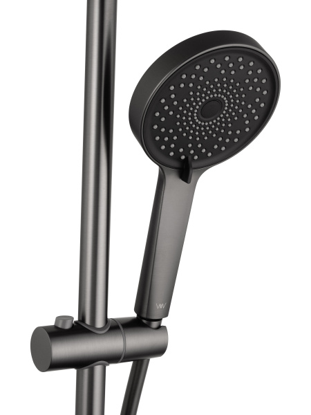 Душевая система с термостатом WONZON & WOGHAND STICK, темный графит WW-88739903-BGM