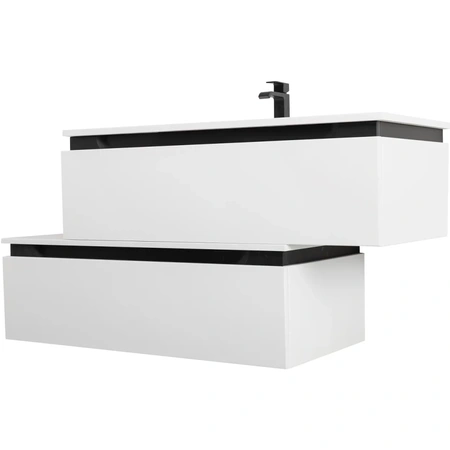 Тумба под раковину Cezares SLIDER-1000-1C-SO-BO Bianco Opaco