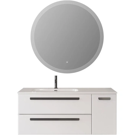 Тумба под раковину Cezares ECO-CER-N-1200-2C-1A-SO-BL-L Bianco Lucido без ручек