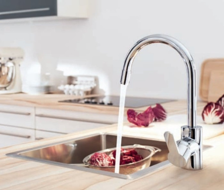 Смеситель однорычажный для кухни Grohe Eurostyle Cosmopolitan 31126 002 (31126002) хром