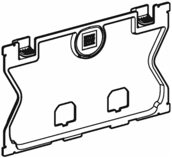 Защитная пластина Geberit для смывного бачка скрытого монтажа Sigma 12 см 241.824.00.1