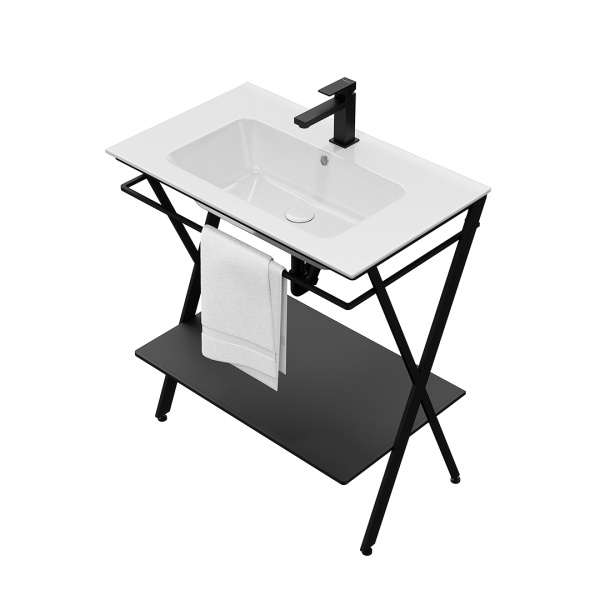 Консоль под раковину Kerama Marazzi Piano Next 75 PIA.N.75\BLK