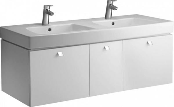 Раковина Ideal Standard Ventuno T002001, прямоугольная, двойная, 130 см