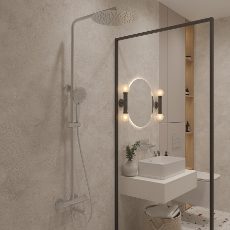 Душевая система с термостатом Oliveeka Y OL-739902-CR, хром