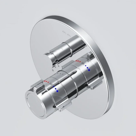 Смеситель для ванны на 2 потребителя термостат Am.Pm X-Joy F85A45600 хром