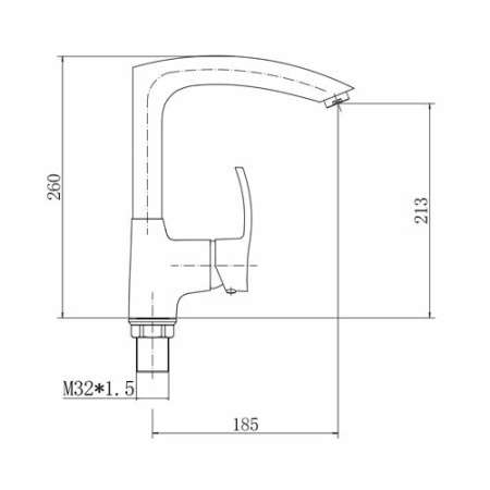 Смеситель для кухни FASHUN A4070