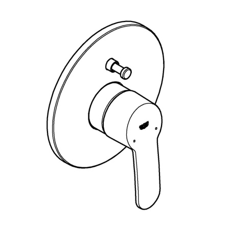 Смеситель однорычажный для ванны Grohe Eurostyle Cosmopolitan 33637 002 (33637002) хром