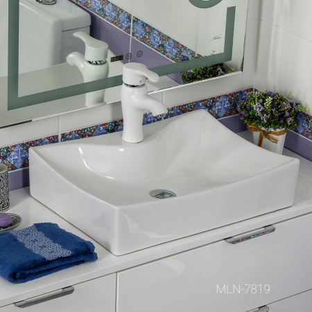 Раковина накладная (55х40) Melana 7819-805