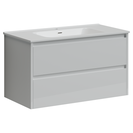 Тумба под раковину Sancos  Libra LB90W белый глянец