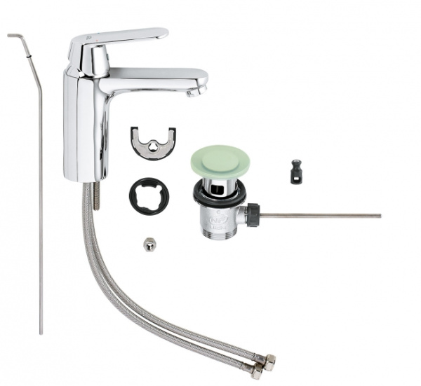 Смеситель однорычажный для раковины Grohe Eurosmart Cosmopolitan 23325 000 (23325000) хром Смеситель однорычажный для раковины Grohe Eurosmart Cosmopolitan 23325 000 (23325000) хром