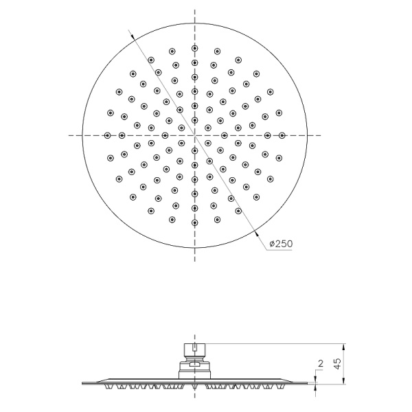 Верхний душ Lemark LM9481BL