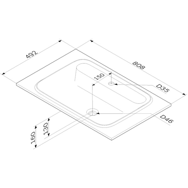 Раковина AM.PM Func 80 M8FWPC0800WM