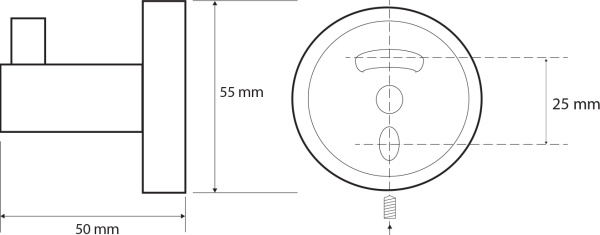 Крючок  Bemeta Dark 104106020