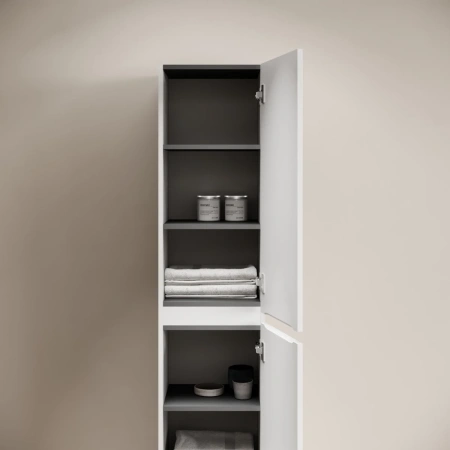 Шкаф-пенал подвесной Sancos Folk PCD35W белый матовый