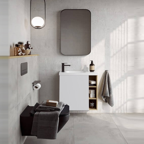 Тумба Aqwella Alba (60 см) ALB0106LDD+ALB0706WM