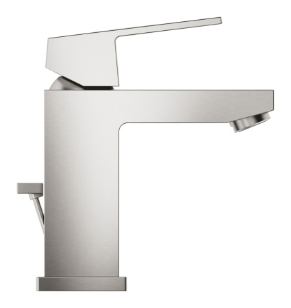 Смеситель для раковины однорычажный Grohe Eurocube 23127 DC0 (23127DC0) суперсталь
