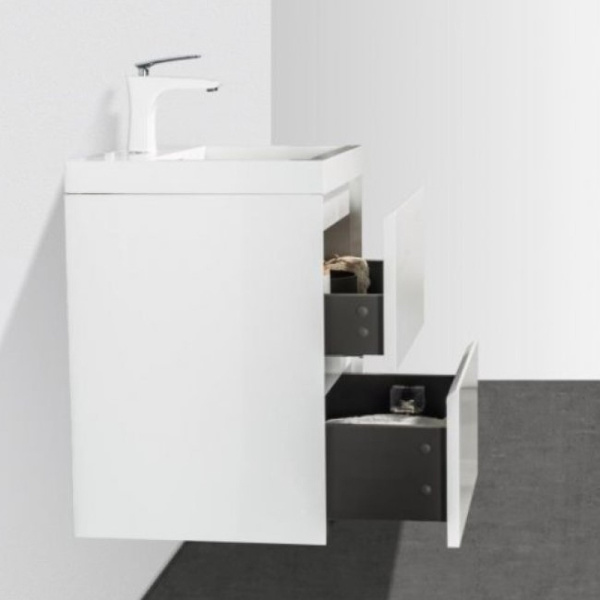 База под раковину подвесная BelBagno PIETRA MINI-500-2C-SO-BL Bianco Lucido