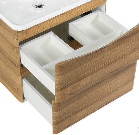 База под раковину BelBagno ACQUA-700-2C-SO-RR подвесная Rovere Rustico