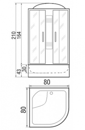 Душевая кабина River Rein (10000001308)