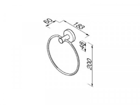 Полотенцедержатель Geesa Nemox 916504-02