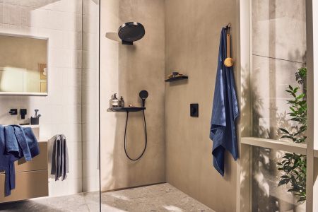 Двойной крючок Hansgrohe AddStoris 41755670 черный матовый