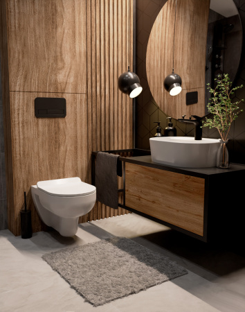 Унитаз подвесной безободковый AQUAme AQM2008