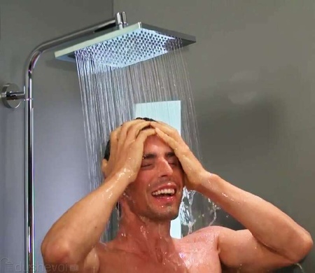 Душевая система с термостатом Hansgrohe Crometta Е 240 1jet Showerpipet EcoSmart 27281000 хром