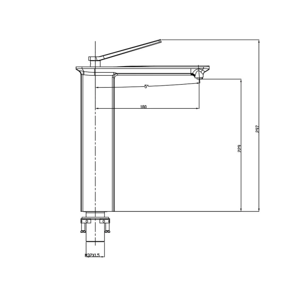 Смеситель для раковины Timo Halti 4111/00F хром