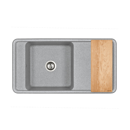 Кухонная мойка Aquaton Беллис 97 1A725132BS230 серый
