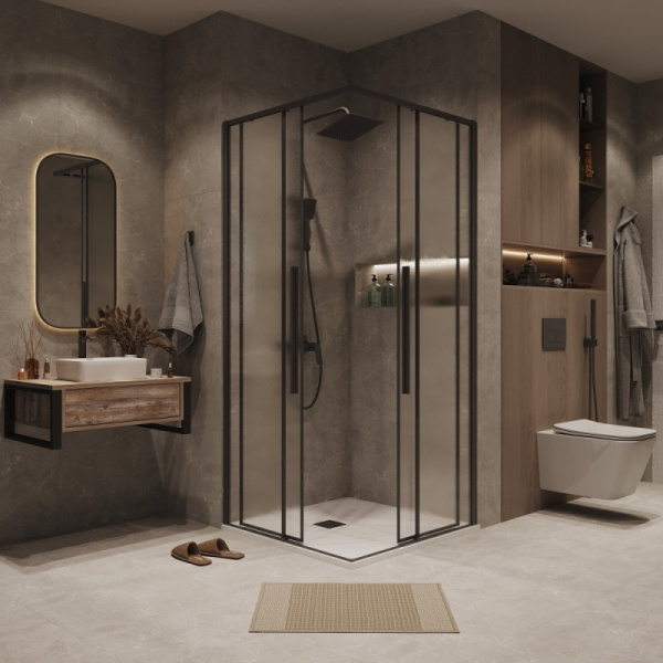 Душевой уголок (80х80) Grossman Galaxy 300.K33.01.8080.21.02