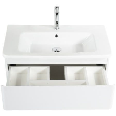 База под раковину BelBagno 80 ALBANO-CER-800-2C-SO-BL подвесная Bianco Lucido