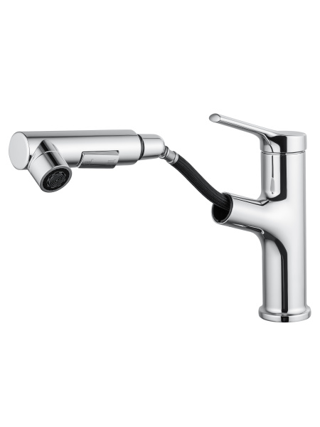 Смеситель для раковины с выдвижным изливом WONZON & WOGHAND, хром WW-A40862-CR