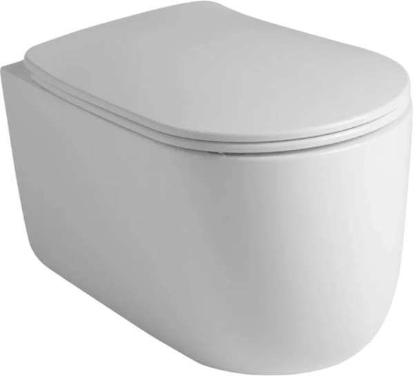 Крышка-сиденье для унитаза Kerasan Nolita 539101 Slim микролифт, белый