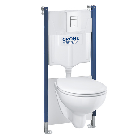 Комплект унитаз с инсталляцией 5 в 1 Grohe Solido 39563 000 (39563000)