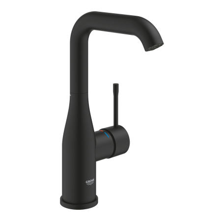 Смеситель для раковины однорычажный Grohe Essence 24177 KF1 (24177KF1) черный матовый