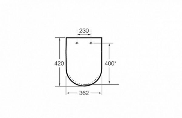 Подвесной унитаз Roca Meridian-N A34H242000