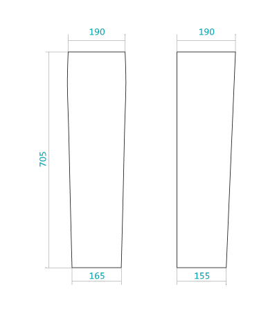 Пьедестал для раковины Santek Нео 1WH302182