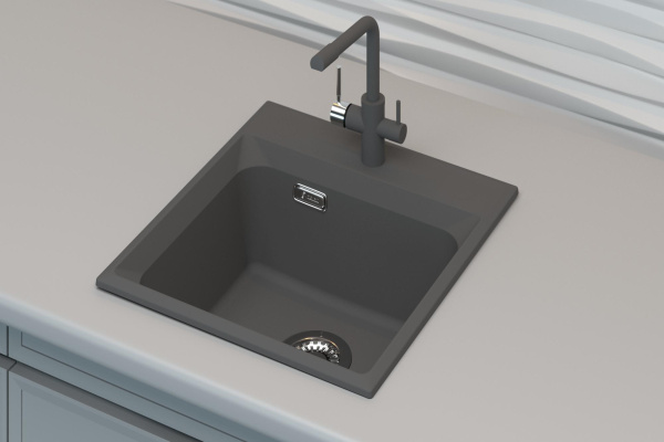 Мойка кухонная Point Мисти 46 графит