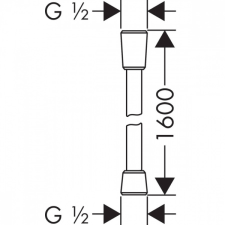 Душевой шланг Hansgrohe Isiflex 28276670