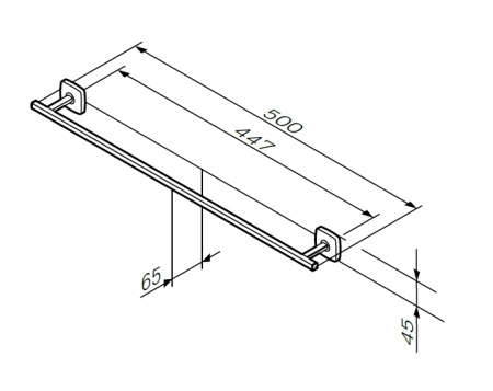 Вешалка для полотенец Am.Pm Gem A90346400