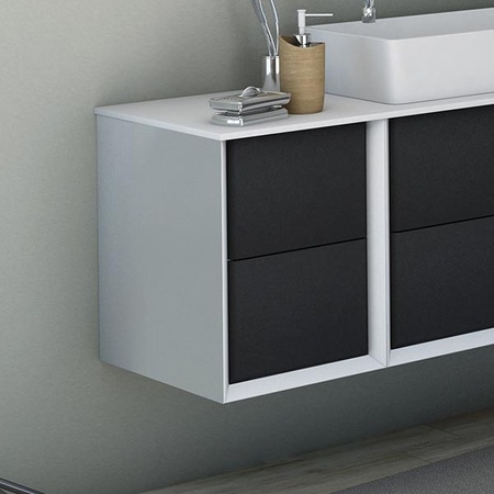 Шкаф подвесной Cezares Bellagio 54718 Grafite