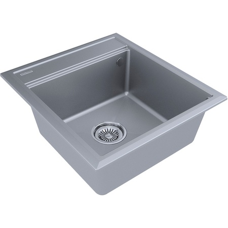 Кухонная мойка Paulmark  Stepia 45 PM114651-GRM серый металлик