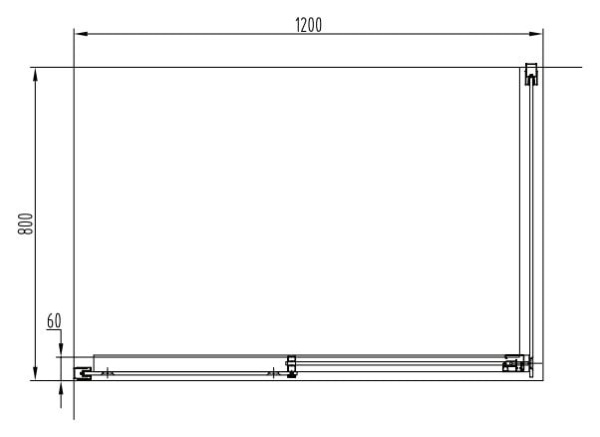 Душевой уголок Orans SR-1971 L/R