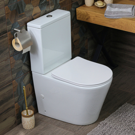 Унитаз напольный безободковый Melana MLN-310307