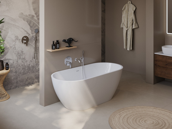 Акриловая ванна (170х75) BelBagno Uno BB701-1700-750-K Акриловая ванна (170х75) BelBagno Uno BB701-1700-750-K