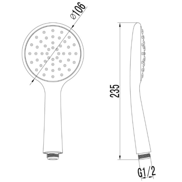 Смеситель для ванны и душа Lemark Pramen (LM3314C)